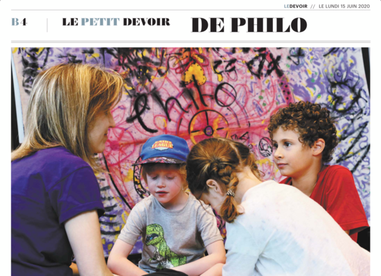 Le petit Devoir de philo : a series of articles inspired by PhiloQuests