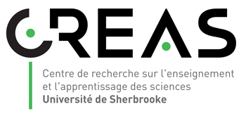 Centre de recherche interuniversitaire sur llogo du Centre de recherche sur l’enseignement et l’apprentissage des sciences (CREAS)